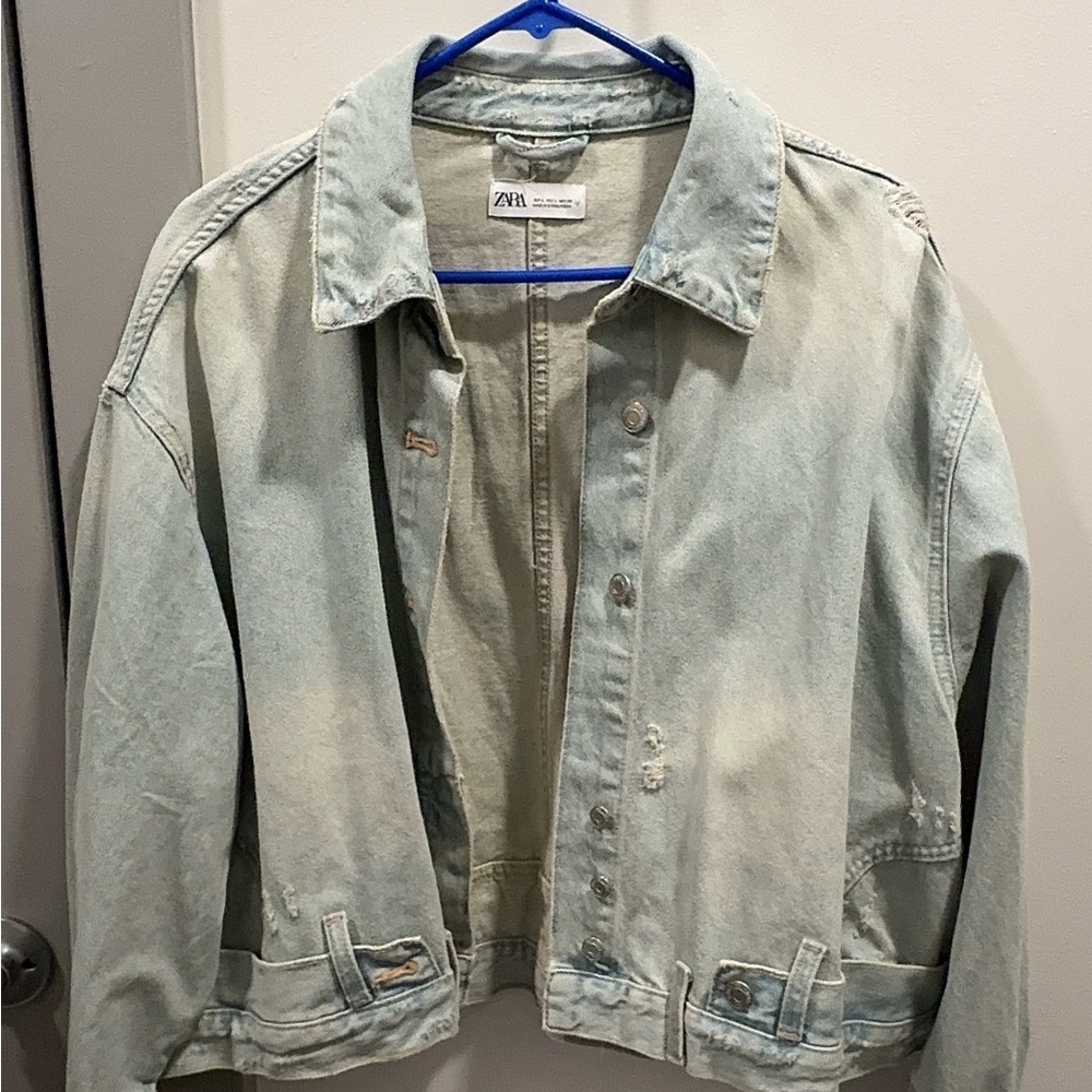 Zara Classic Blue Denim Jacket